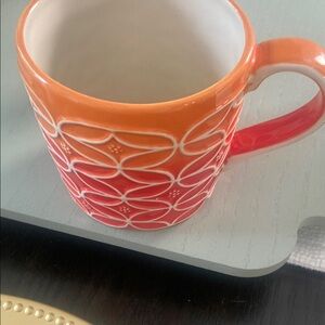 Starbucks 2009 orange mug